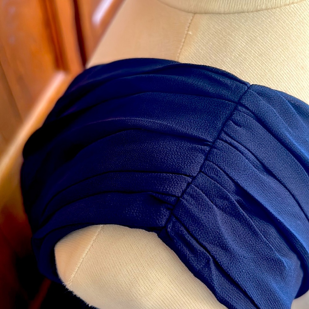 🆕NWT LULU’S Navy Blue Maxi DRESS💙Size Medium⭐️Brand NEW with Tags!!⭐️ - Picture 6 of 13